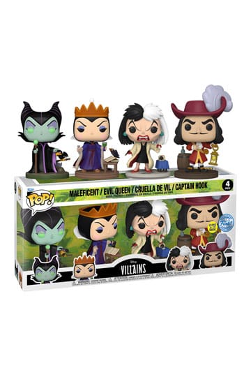 Disney Villains POP! Movies Vinyl Figure 4-Pack Villains (GW)(EMEA) 9 cm