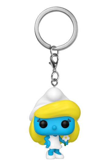 ¡Los pitufos pop! Pantalla de Smurfette de 4 cm de llaves de vinilo (12)