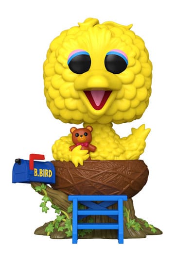 Sesame Street POP! Deluxe Vinyl Figure Big Bird in Nest 17 cm