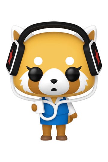 Sanrio POP! Animation Vinyl Figure Aggretsuko w/headphones 9 cm