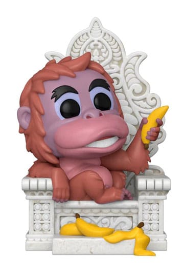 Le livre de la jungle pop! Figure de vinyle de luxe King Louie sur le trône 13 cm