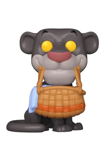 Le livre de la jungle pop! Disney Vinyl Figure Bagheera avec panier 9 cm