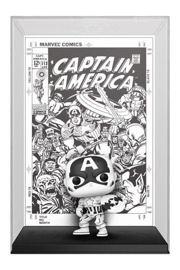 Marvel 85th Anniversary POP! Comic Cover Vinyl Figure Captain America 9 cm