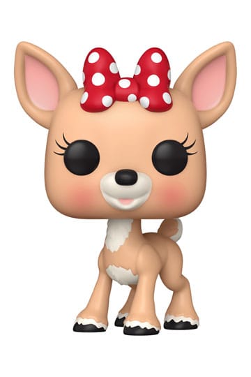 Kırmızı burunlu ren geyiği pop Rudolph! Filmler vinil figürü clarice 9 cm