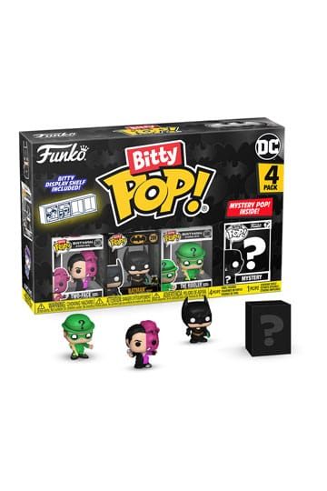 Batman 85th Anniversary Bitty Pop! Vinilo Figura 4 Packing Dos caras 2,5 cm