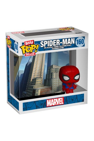 Spider-Man Bitty POP! Deluxe Vinyl Figure Spider-Man(Cityscape) Display (12) 2,5 cm