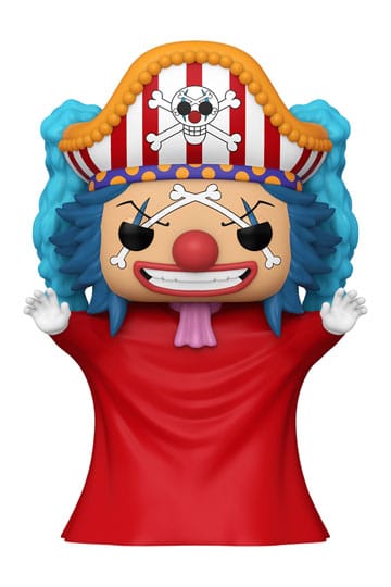 ¡One Piece Pop! Películas Figura de vinilo Buggy (post-skip) Exclusivo 9 cm