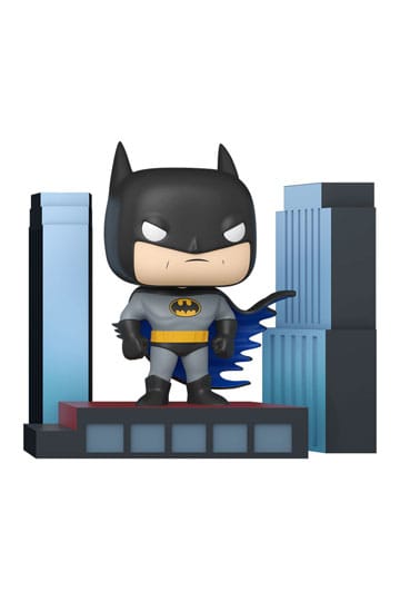 Batman die Animationsserie Pop! Deluxe Vinylfigur Batman auf dem Dach 9 cm