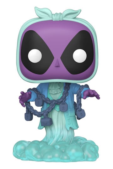 Marvel Pop! Plus vinylfigur deadpool som Jacob Marley 9 cm