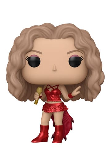 Shakira POP! Rocks Vinyl Figure Shakira(Super Bowl) (Metallic) 9 cm