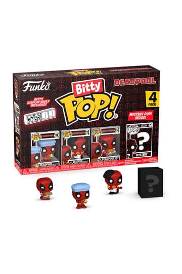 Deadpool Bitty Pop! Vinyl Figur 4-pack badetid 2,5 cm