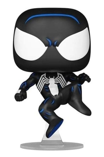 Spider-Man Pop! Marvel Vinylfigur schwarzer Anzug Spidey 9 cm