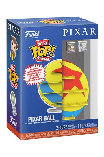 Pixar Bitty POP! Espositore con 2 figurine in vinile Pixar Ball