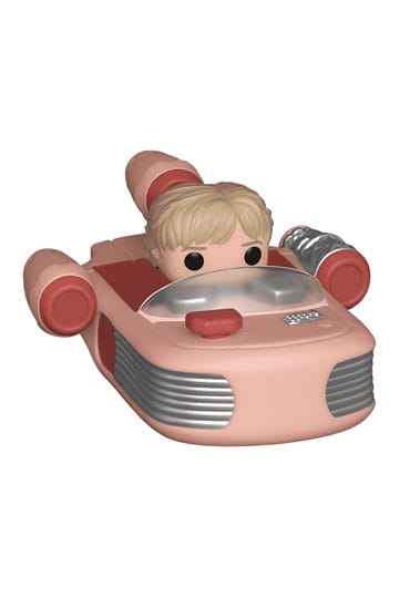 Star Wars Bitty POP! Kører Vinylfigur Luke Skywalker og Speeder