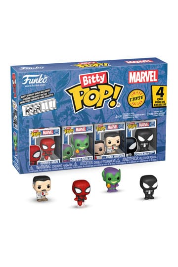 Spider-Man Bitty Pop! Vinyl Figur 4-Pack-serie 1 2 cm