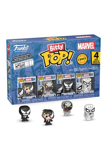 Örümcek Adam Bitty POP! Vinil Şekil 4'lü Paket Seri 3 2 cm