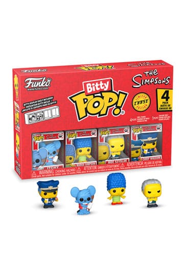 Simpsons Bitty Pop! Vinyl Figur 4-Pack Series 2 2 cm