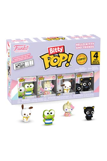 Hello Kitty och vänner Bitty Pop! Vinyl Figur 4-Pack Series 2 2 cm