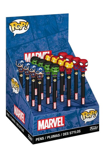 Marvel New Classics Pop! Homewares Pennor med toppers display (16)