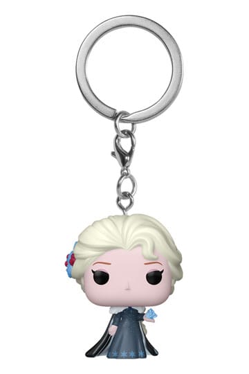 Disney Princesse POP! Porte-clés en vinyle 4 cm Holiday Elsa Display (12)