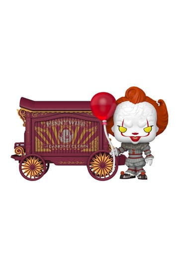 It-Welcome to Derry POP! Town Vinyl Figure Pennywise & Wagon 9 cm