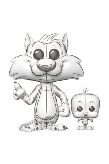Looney Tunes POP!&Buddy Animation Vinylfigur Sylvester&Tweety 9 cm