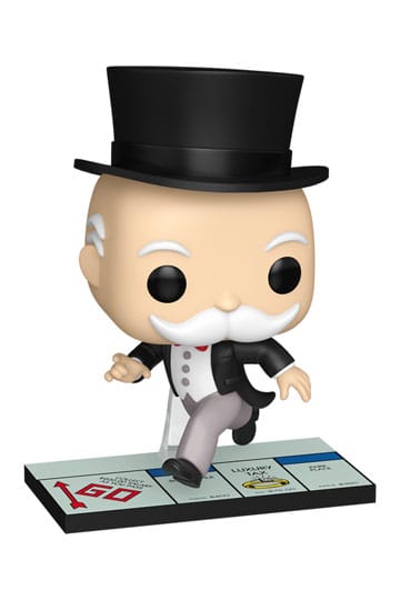 Monopol POP! Retro Legetøj Vinylfigur Mr Monopoly(Pass Go) 9 cm