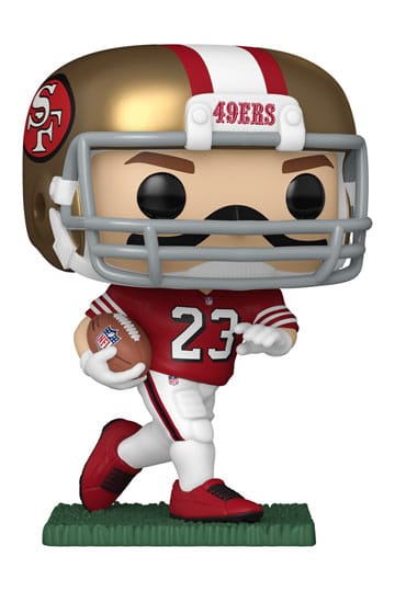 NFL: Leggende POP! Figura sportiva in vinile 49ers- Christian McCaffrey (TB) 9 cm
