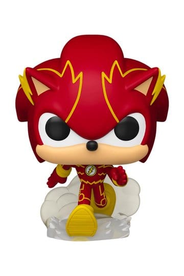 DC x Sonic the Hedgehog POP! Heroes Vinylfigur Sonic as The Flash 9 cm