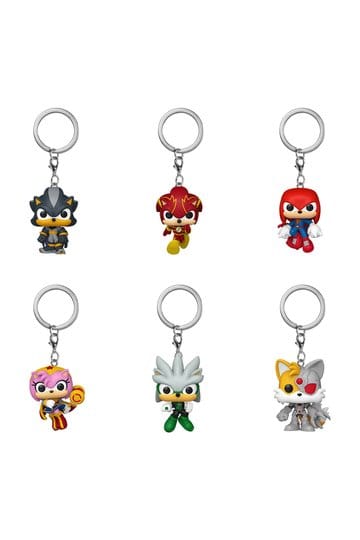 Sonic the Hedgehog POP! Vinyl Keychains 4 cm Display (12)