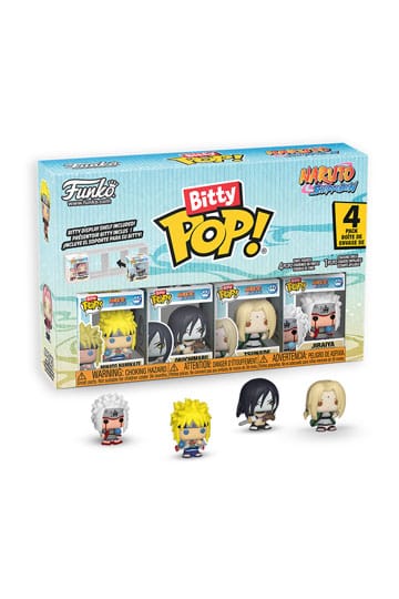Naruto Shippuden Bitty POP! Figurine en vinyle 4-Pack Équipe 2 2,5 cm