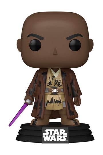 Star Wars: Mandalorian e Grogu POP! Figura in vinile Mace Windu (Retrò) 9 cm