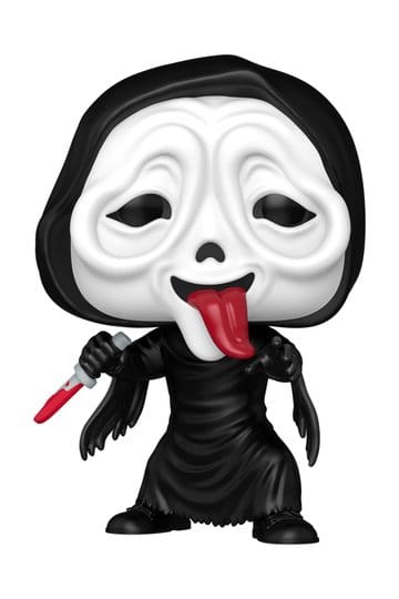Skrik POP! Vinylfigur Spökansikte med tunga 9 cm