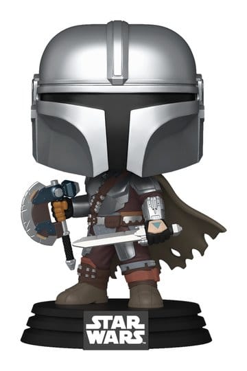 Star Wars: El Mandaloriano y Grogu POP! Figura Vinilo The Mandalorian (Dual Wield) 9 cm