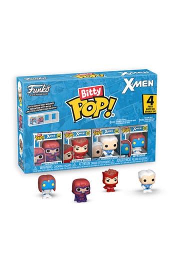 X-Men Bitty POP! Figura Vinilo Pack 4 Magneto 2,5 cm