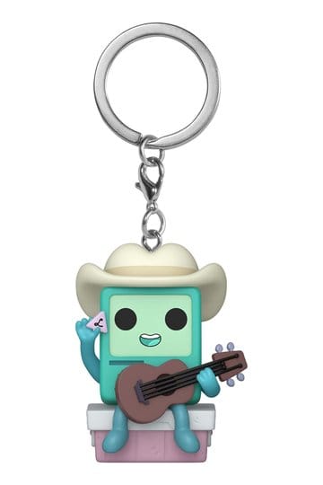 Adventure Time Pocket POP! Vinyl-Schlüsselanhänger 4 cm Cowboy BMO mit Gitarrendisplay (12)