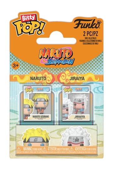 Naruto Bitty POP! Vinylfigurer 2-pack Naruto & Jiraiya 2 cm