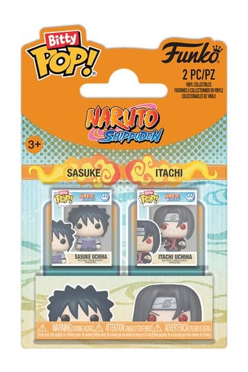 Naruto Bitty POP! Vinyl Figures 2-Pack Sasuke & Itachi 2 cm