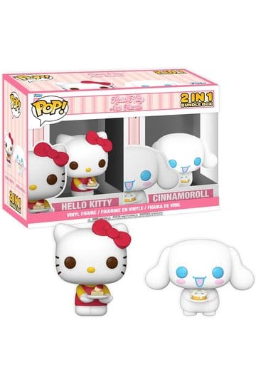 Exklusive Hello Kitty-Box Cinnamoroll und Hello Kitty mit zusammengebautem Kuchen