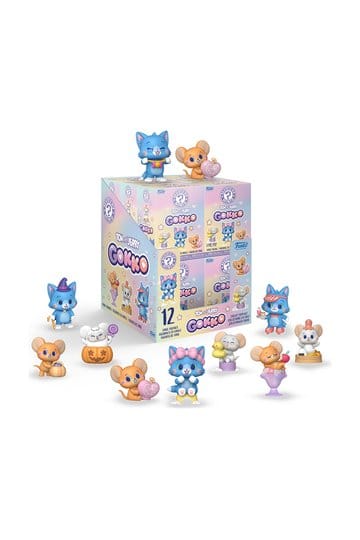 Tom & Jerry Gokko Mystery Minifigurer 5 cm skjerm (12)