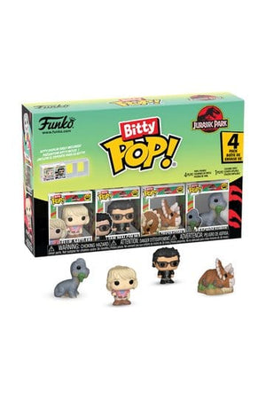 Parc Jurassic Bitty POP! Figurine en vinyle 4-Pack Triceratops 2,5 cm