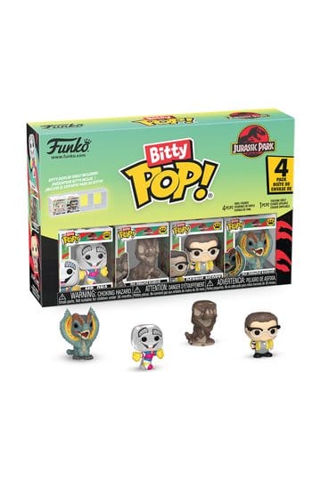 Jurassic Park Bitty POP! Vinyl Figur 4-Pack Mr. DNA 2,5 cm