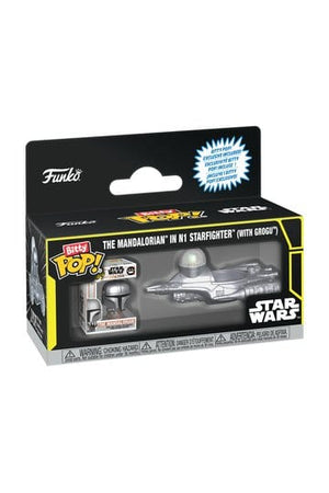 Star Wars Bitty POP! Ride Vinyl Figur N1 mit Mando 2,5 cm
