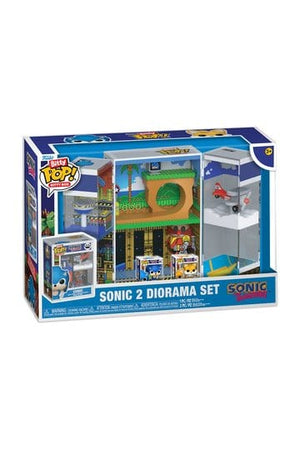 Sonic 2 Bitty POP! Scatole in vinile con figure Diorama