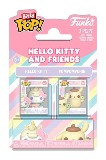 Sanrio Bitty POP! Figurines en vinyle 2-Pack HK & PomPom 2 cm