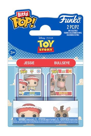 Toy Story Bitty POP! Confezione da 2 figurine in vinile Jessie e Bullseye 2 cm