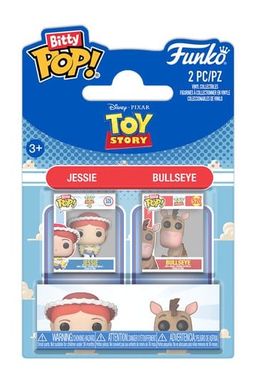 Toy Story Bitty POP! Confezione da 2 figurine in vinile Jessie e Bullseye 2 cm
