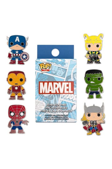 Marvel Loungefly Pop! Emaljestænger Gruppe 3 cm sortiment (12)