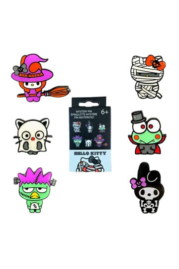 Hello Kitty av Loungefly Emalj Pins Blind Box Halloween Display (12)