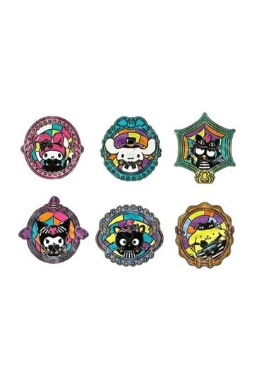 Sanrio by Loungefly Emaye Pimler Kör Kutu Hello Kitty ve Arkadaşları Cadılar Bayramı Vitray Vitray (12)